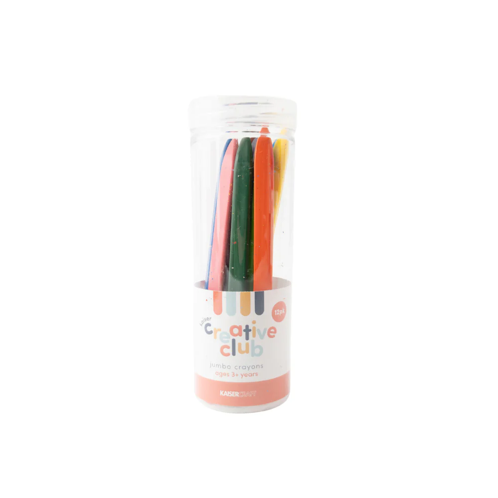 Kaiser Creative Club - Kids Jumbo Crayons 12pk
