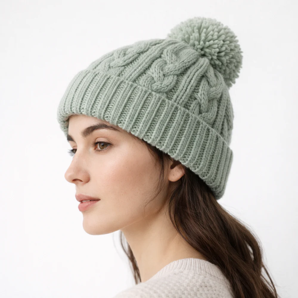 K&Co. Petal Series Beanie - SAGE - Image 2