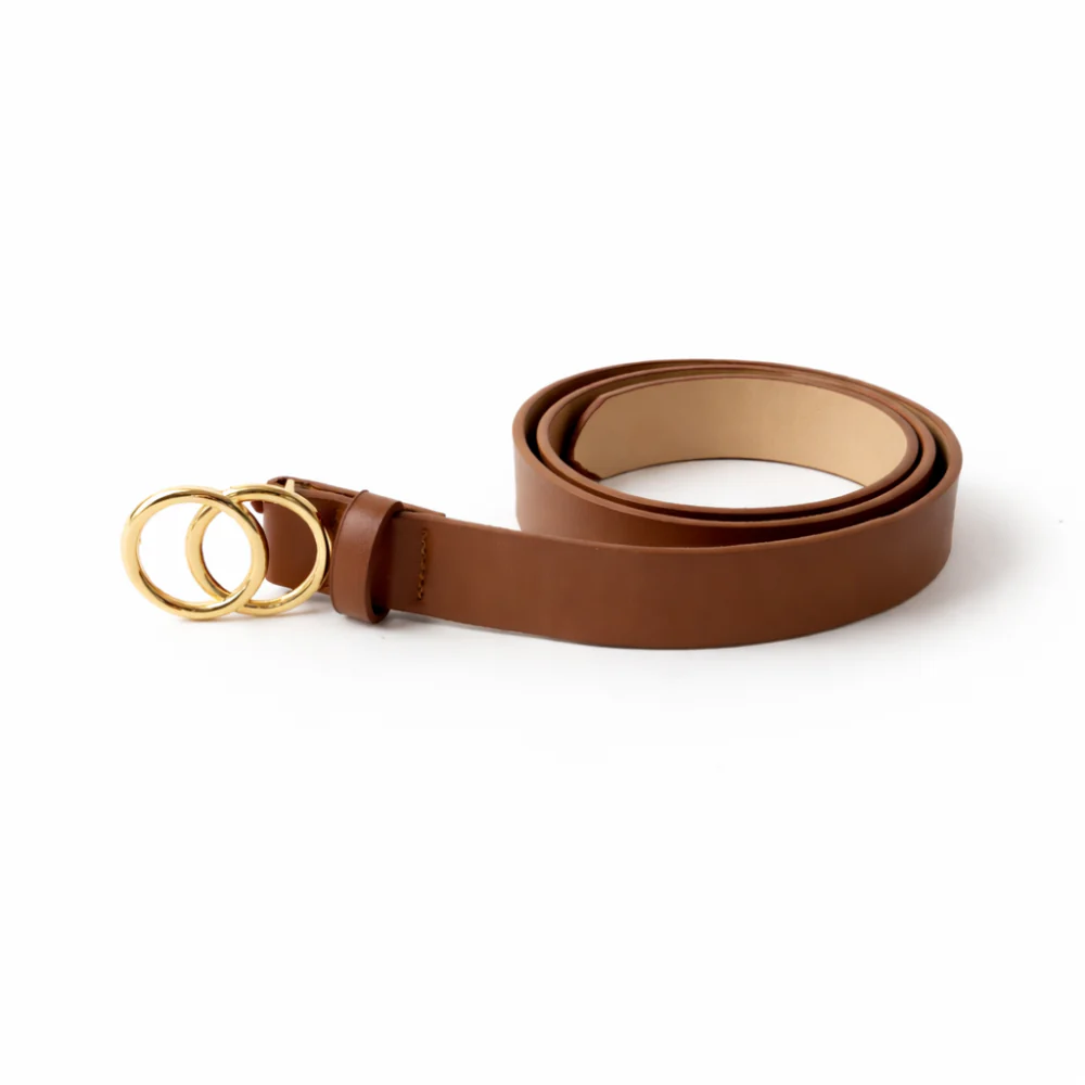 K&Co. Double Ring Belt - TAN - Image 4