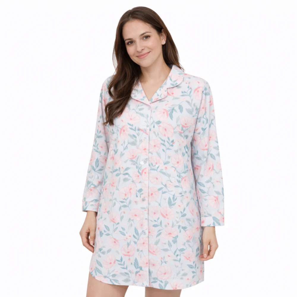 K&Co. Petal Series Flannelette Nightie - Petal Series - Image 2