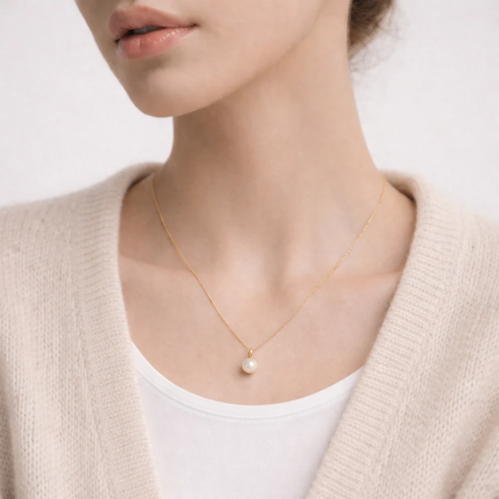 K&Co. Signature Jewellery Erin Pearl Necklace - GOLD - Image 2