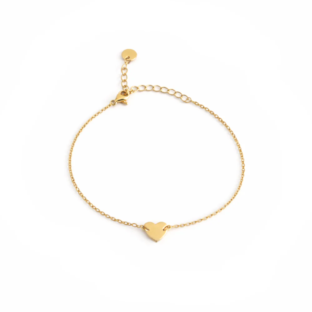 K&Co. Signature Jewellery Lia Heart Bracelet - GOLD