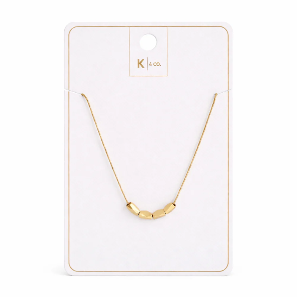 K&Co. Signature Jewellery Orla Bead Necklace - GOLD