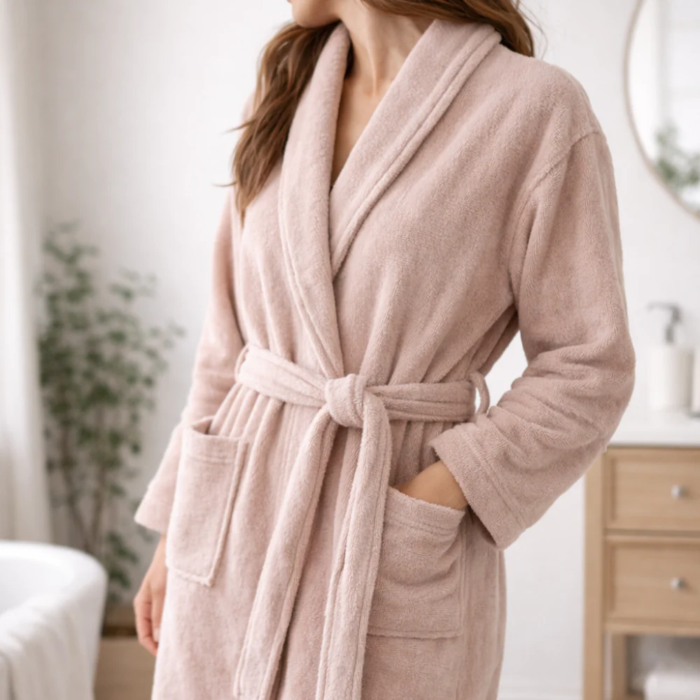 K&Co. Serenity Series Bath Robe - ROSE - Image 2