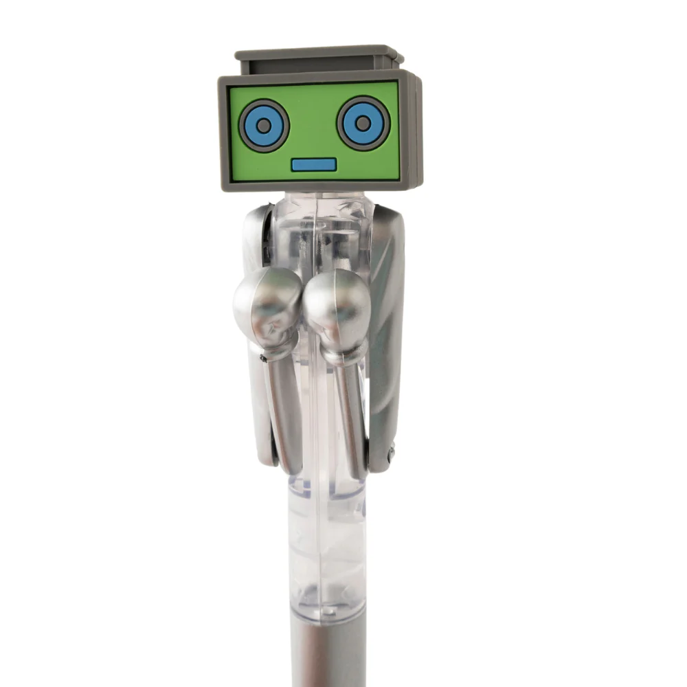 Kaiser Creative Club - Kids Novelty Pen - BOXING SILVER ROBOT - Image 2