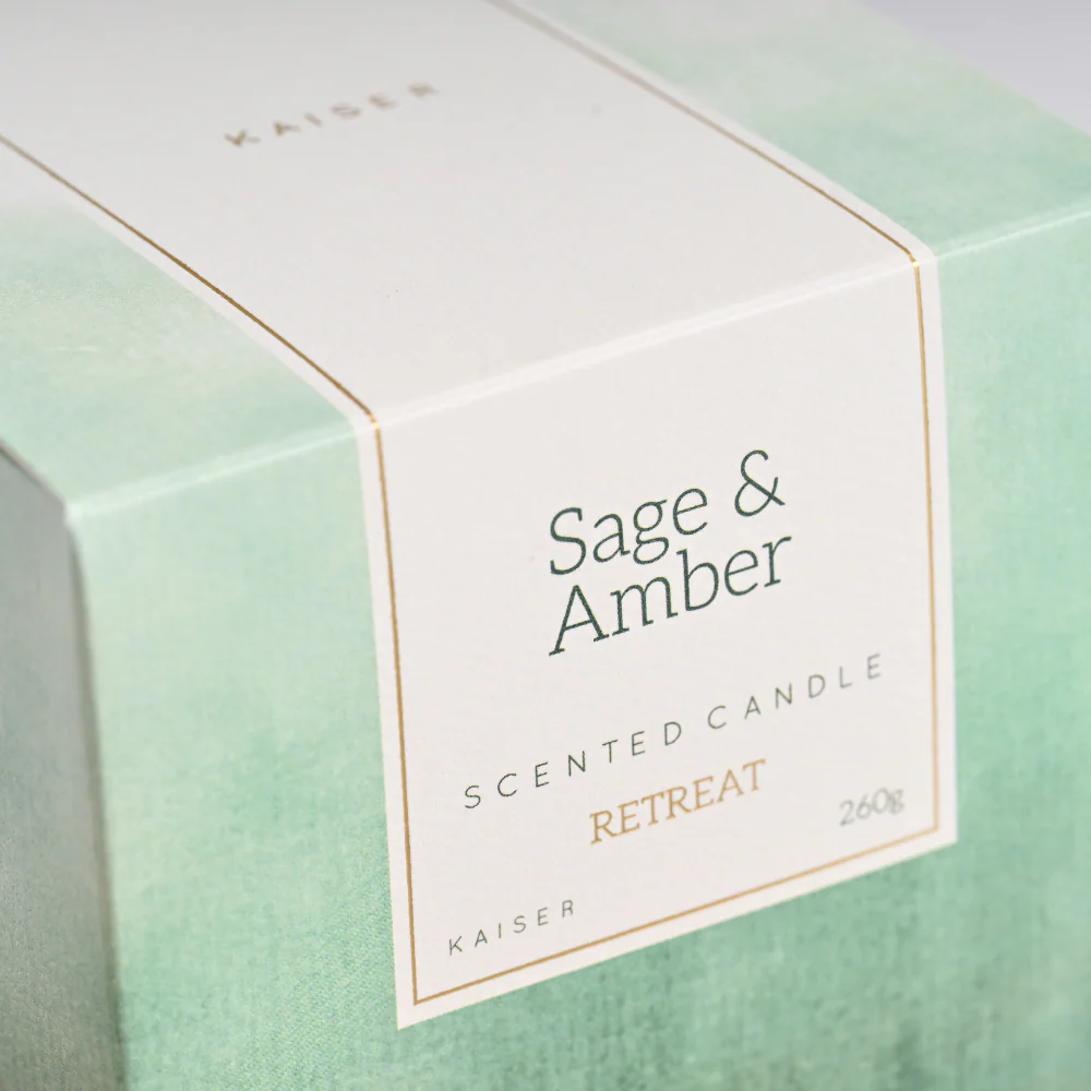 Retreat Series Candle - SAGE & AMBER - Image 3