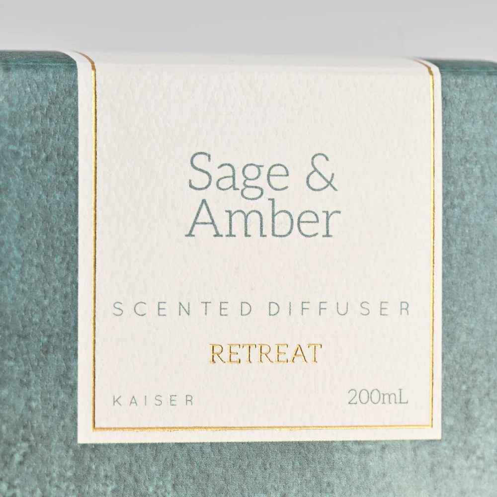 Retreat Series Reed Diffuser 200ml - SAGE & AMBER - Image 2