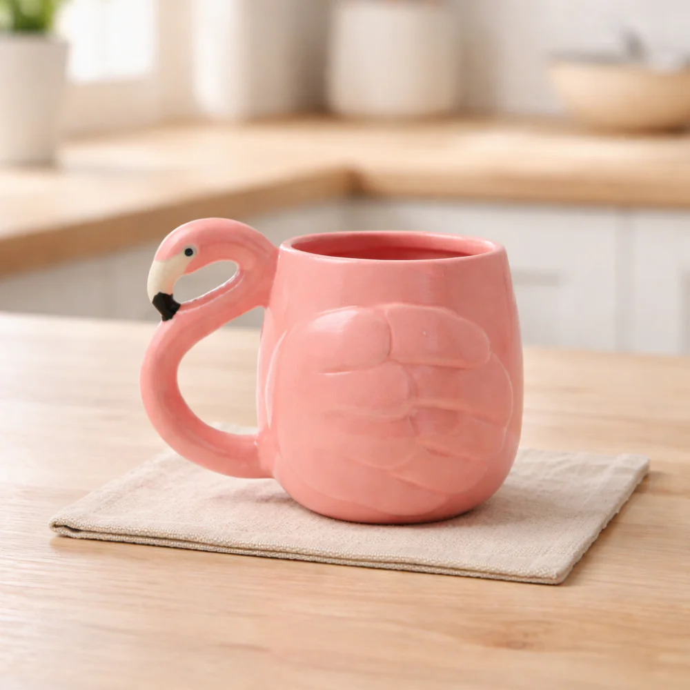 The Daisy Edit Shaped Mug - FLAMINGO - Image 2