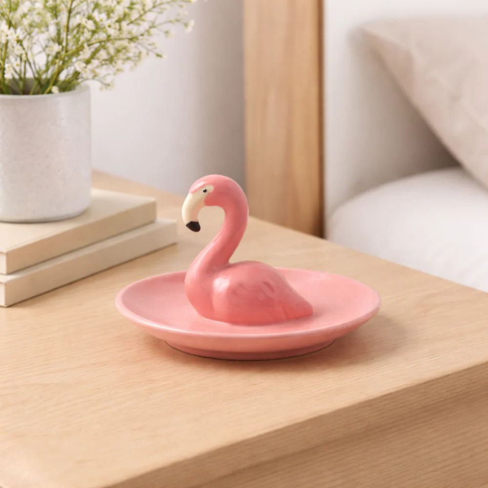 The Daisy Edit Trinket Tray - FLAMINGO - Image 2