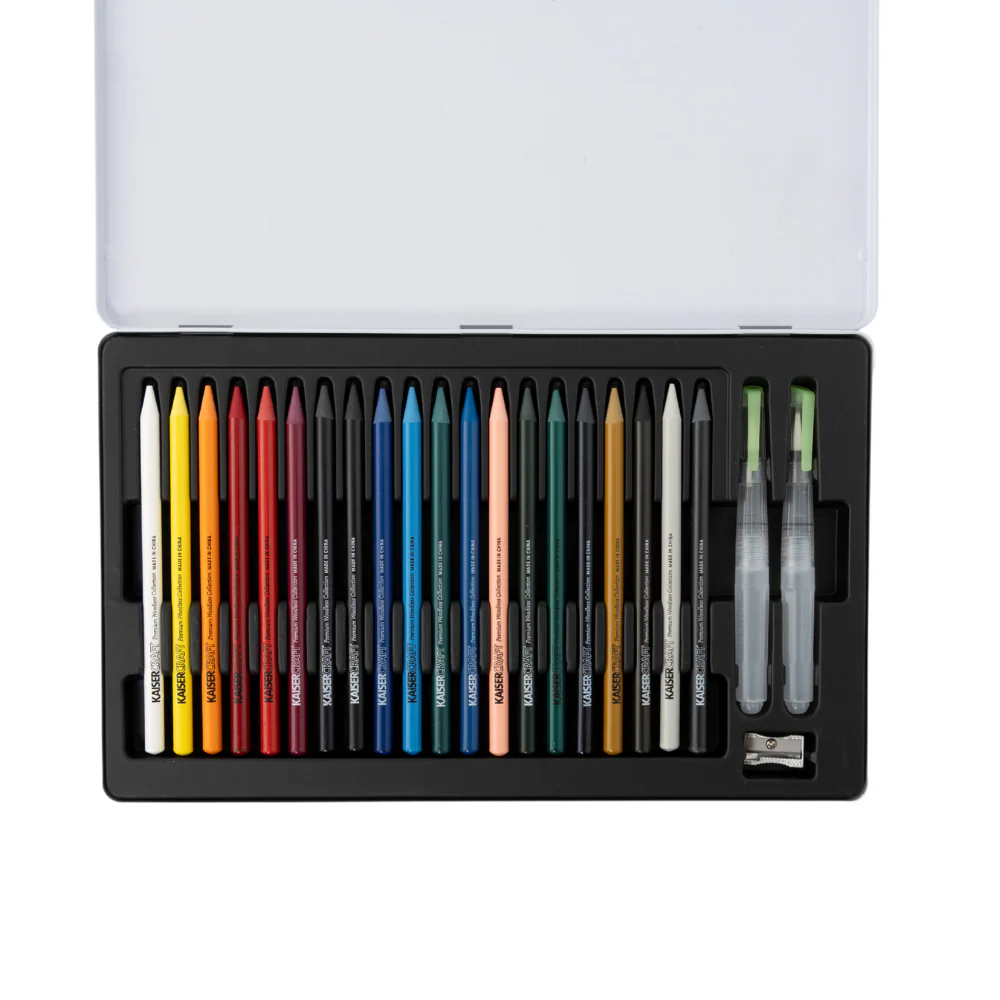 Premium Woodless Watercolour Pencils 20 Pack